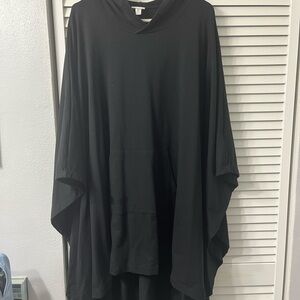 LuLaRoe Black Hooded poncho
